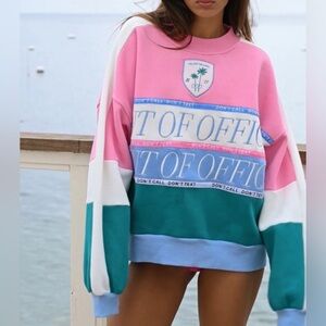 Yllw the Label OOO Club Oversized Sweatshirt